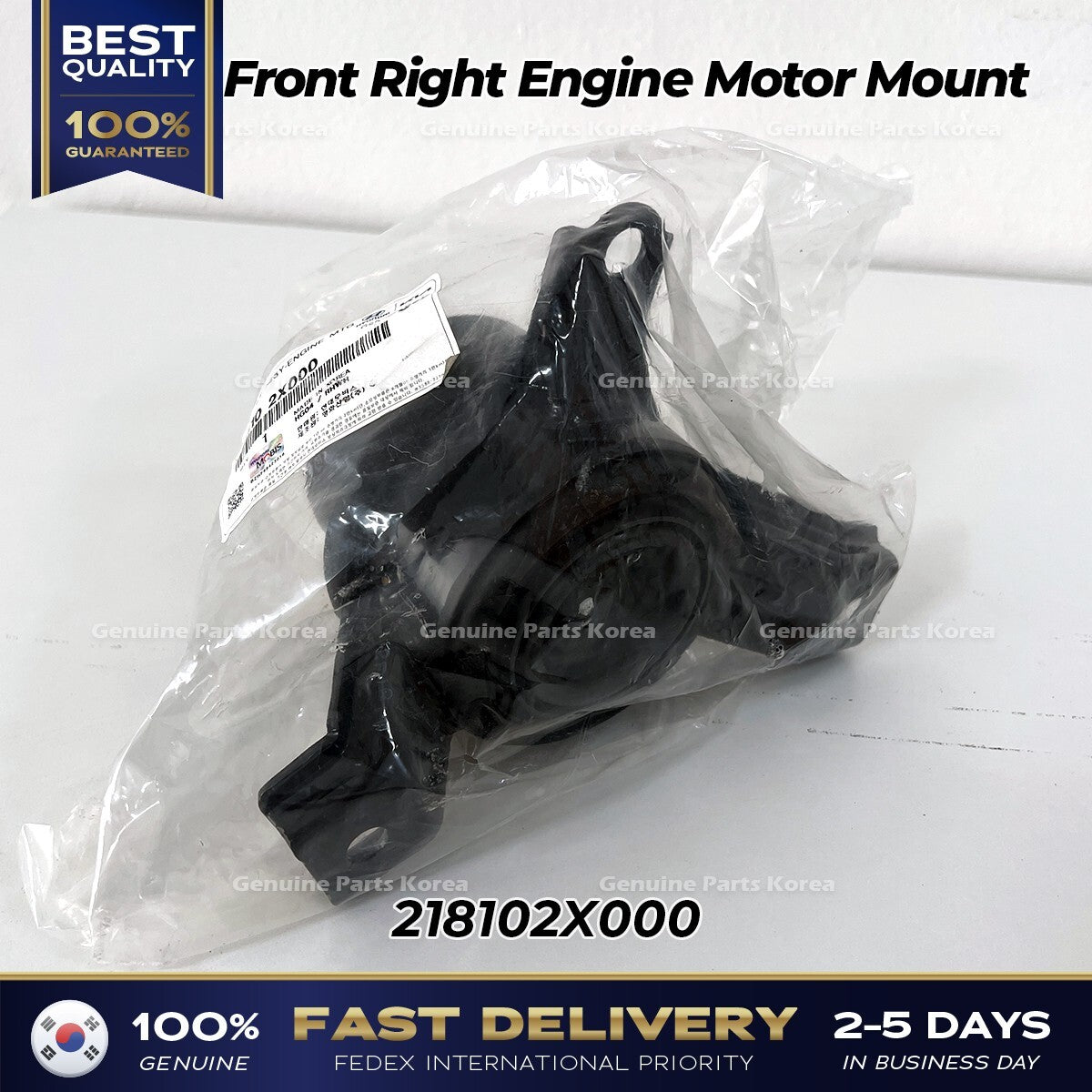 Genuine Front Right Engine Motor Mount 218102X000 for Kia Soul 2010-2013