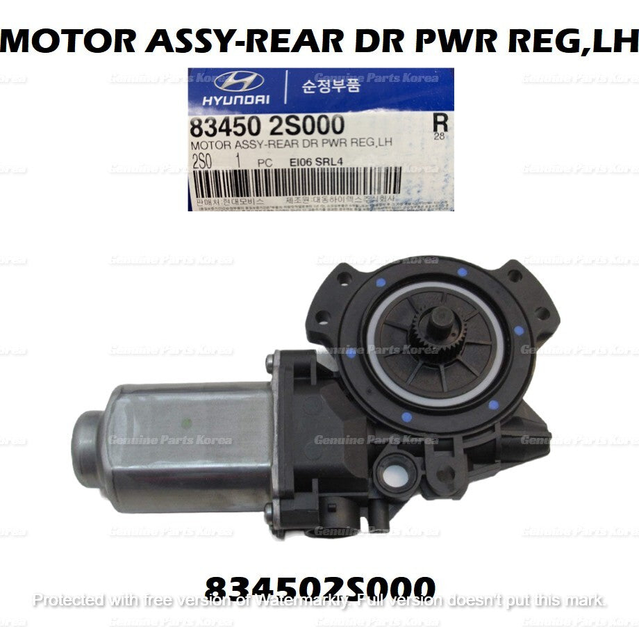 OEM REAR LEFT Door Power Window Motor 834502S000 for Hyundai Tucson 2010-2017