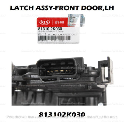 Genuine FRONT LEFT Door Lock Latch Actuator 813102K030 for Kia Soul 2011-2013
