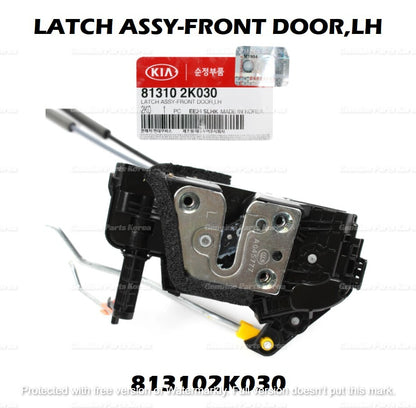 Genuine FRONT LEFT Door Lock Latch Actuator 813102K030 for Kia Soul 2011-2013