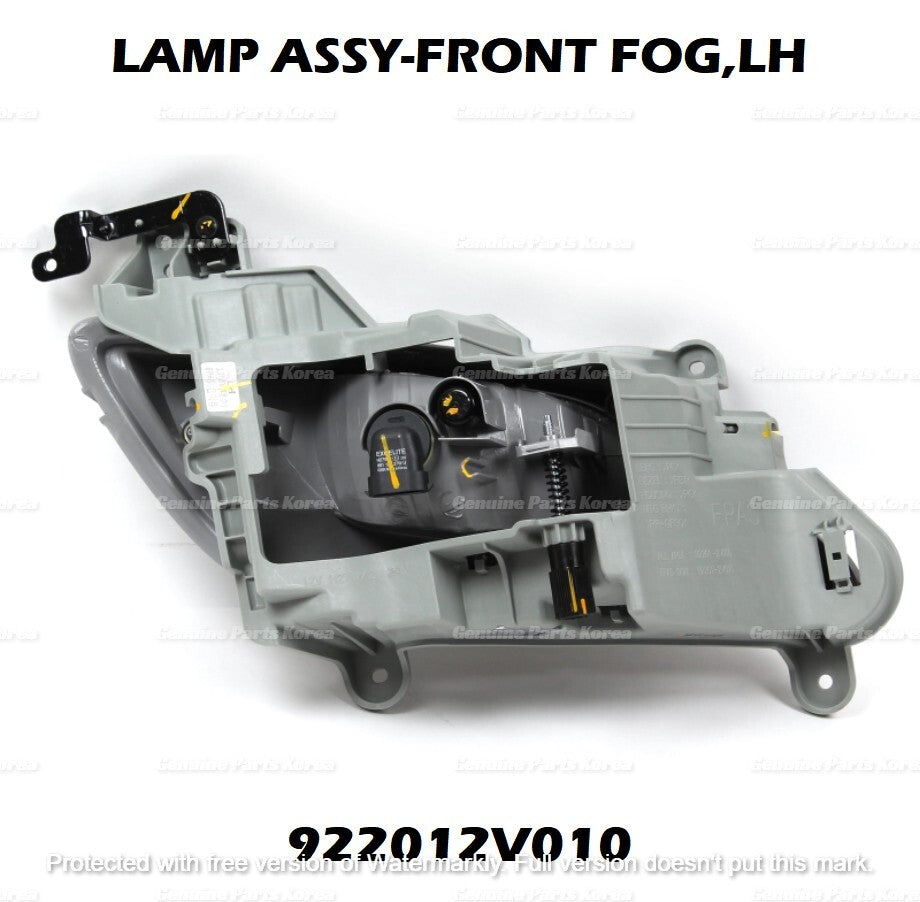 OEM Fog Light Assy & Connector LH & RH 1set for Hyundai Veloster 2012-2017