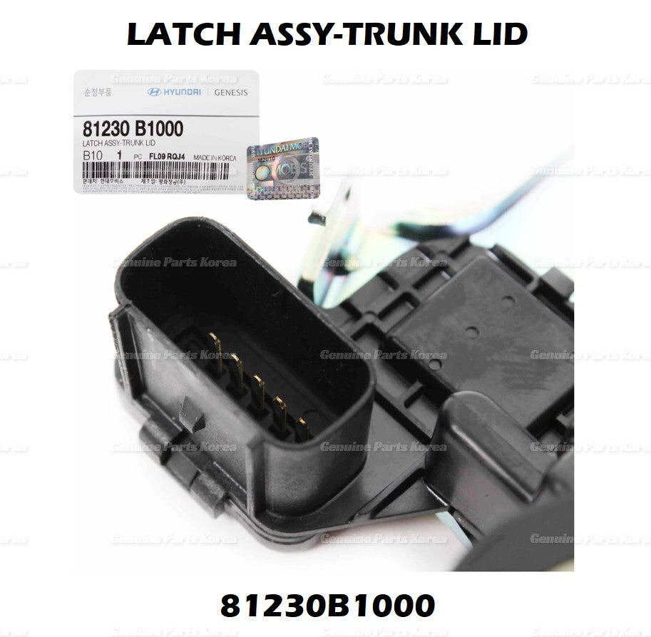 Genuine Rear Trunk Lock Actuator 81230B1000 for Hyundai Genesis G80 2015-2020