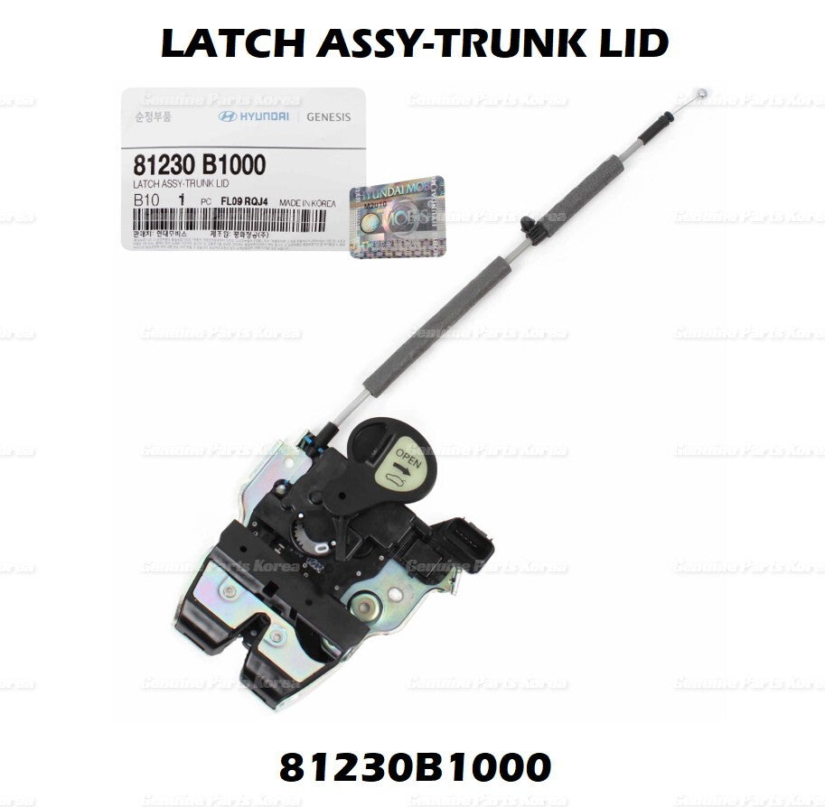 Genuine Rear Trunk Lock Actuator 81230B1000 for Hyundai Genesis G80 2015-2020