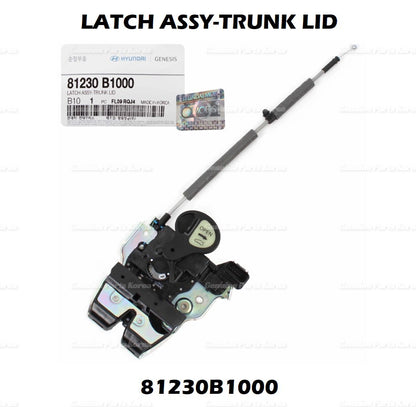 Genuine Rear Trunk Lock Actuator 81230B1000 for Hyundai Genesis G80 2015-2020