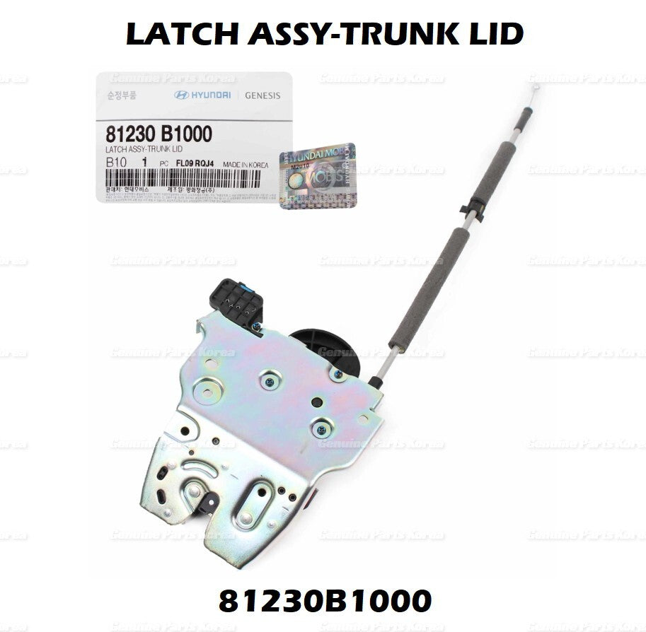 Genuine Rear Trunk Lock Actuator 81230B1000 for Hyundai Genesis G80 2015-2020