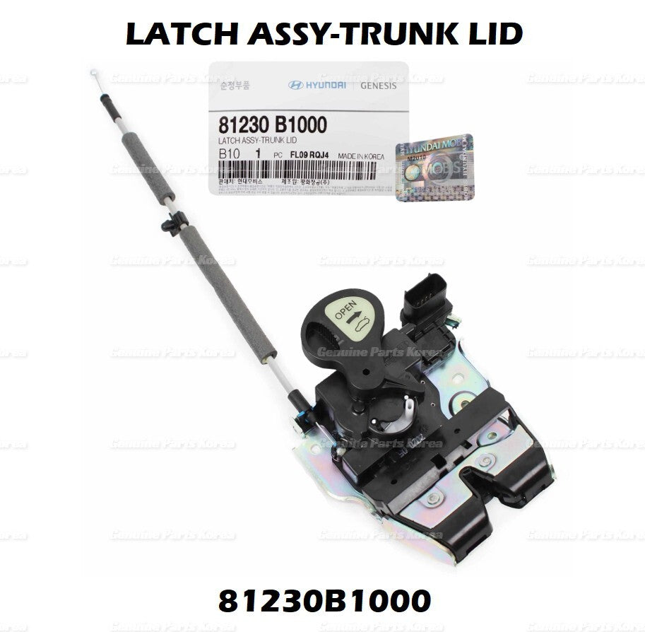 Genuine Rear Trunk Lock Actuator 81230B1000 for Hyundai Genesis G80 2015-2020