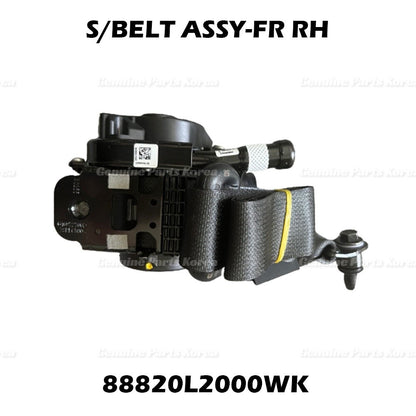Genuine Blk Seat Belt Front Right 88820L2000WK for Kia K5 2021-2022