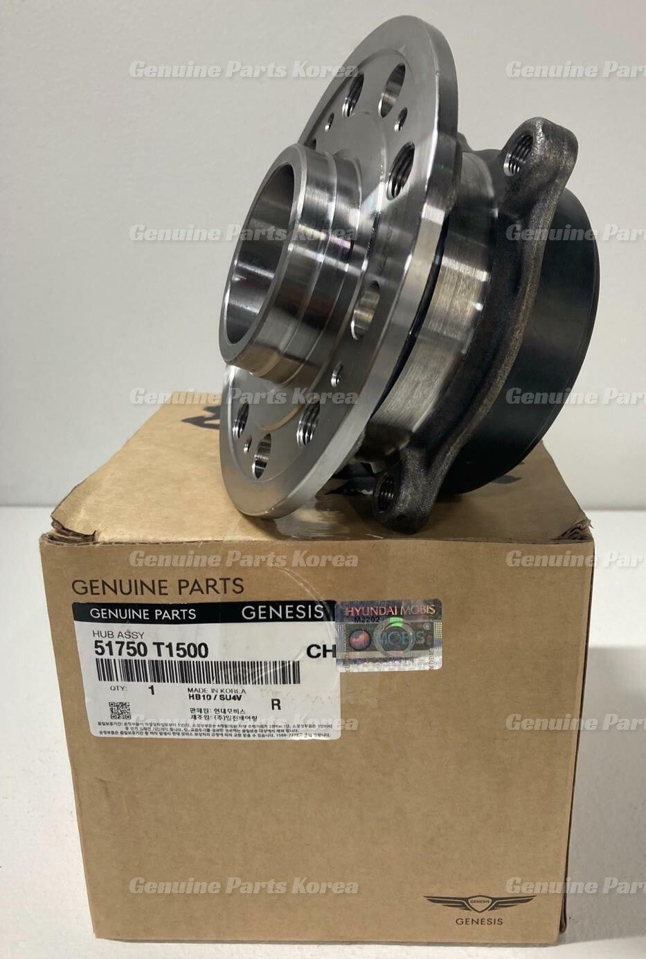 OEM Front Wheel Hub & Bearing 51750T1500 for Hyundai Genesis G80 GV80 21-22
