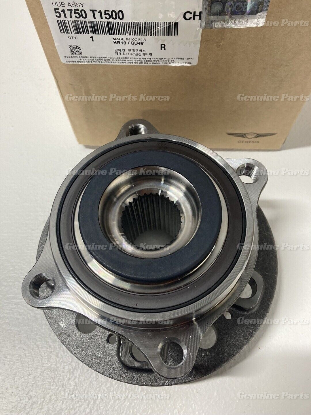 OEM Front Wheel Hub & Bearing 51750T1500 for Hyundai Genesis G80 GV80 21-22
