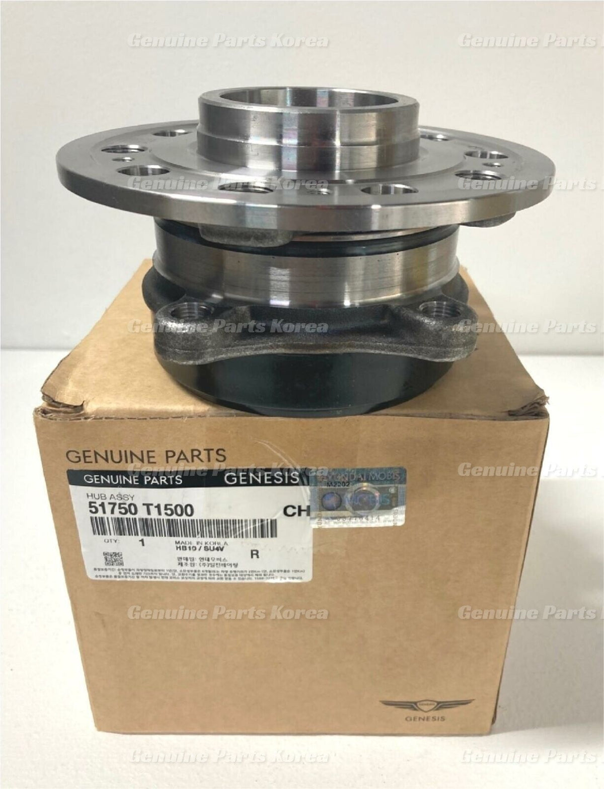 OEM Front Wheel Hub & Bearing 51750T1500 for Hyundai Genesis G80 GV80 21-22