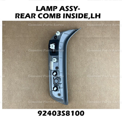 OEM LED TailLight Tail Lamp LH Trunk Mount 92403S8100 for Hyundai Palisade 20-22