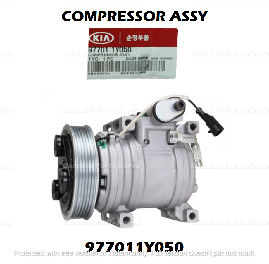 Genuine AC Compressor 977011Y050 for Kia Morning 2011-2014