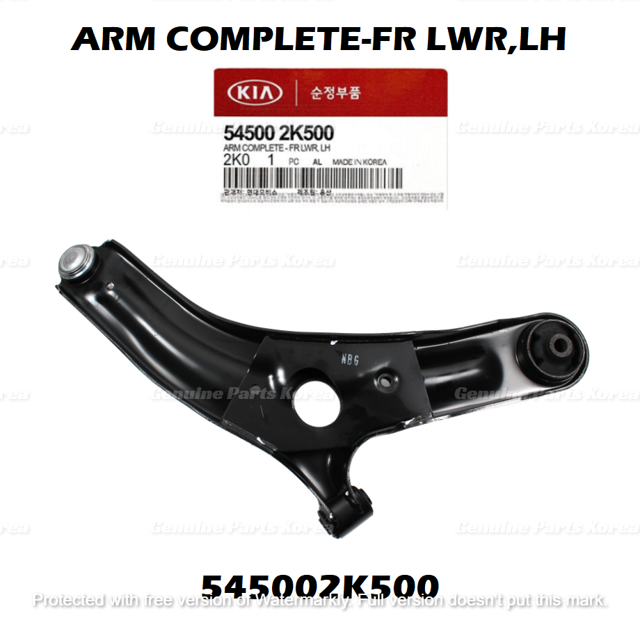 Genuine FRONT LOWER LEFT Control Arm 545002K500 for Kia Soul 2010-2013