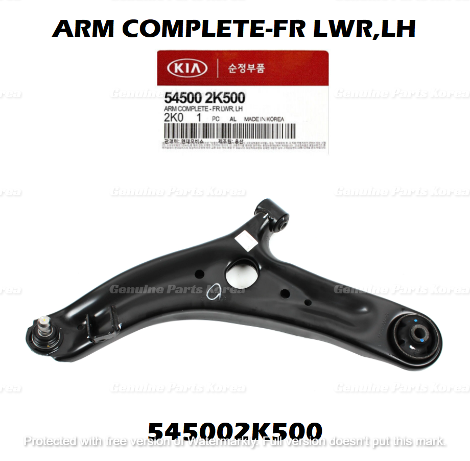 Genuine FRONT LOWER LEFT Control Arm 545002K500 for Kia Soul 2010-2013