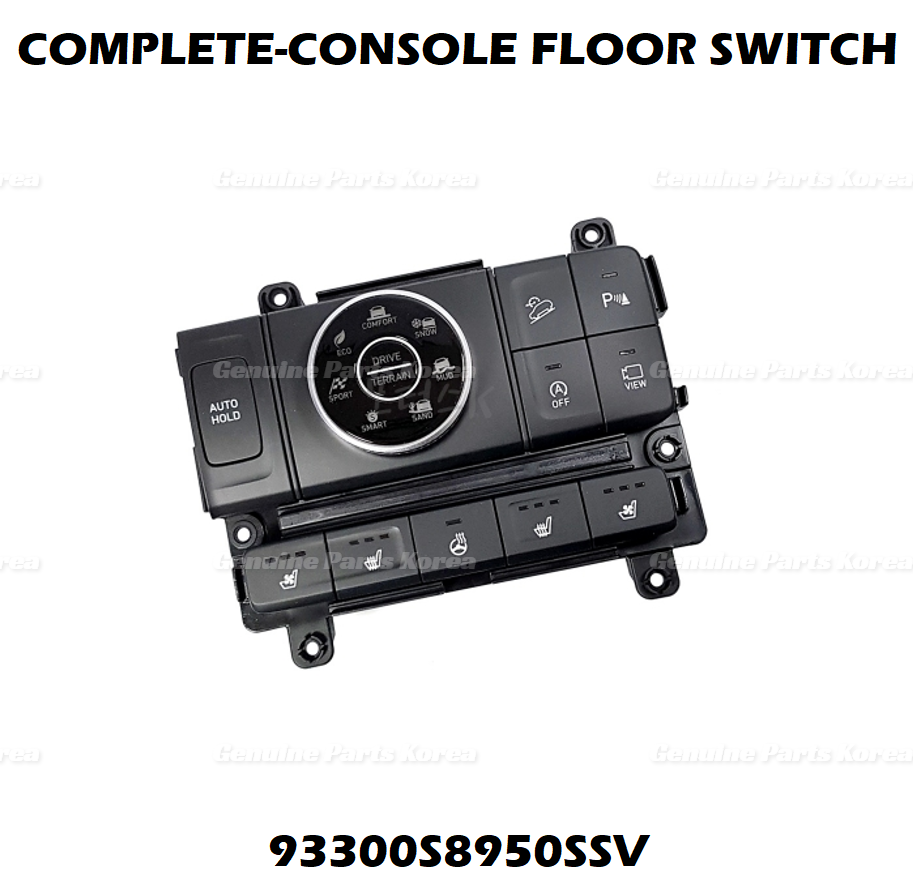 Genuine Complete Console Floor Switch 93300S8950SSV for Hyundai Palisade 19-22
