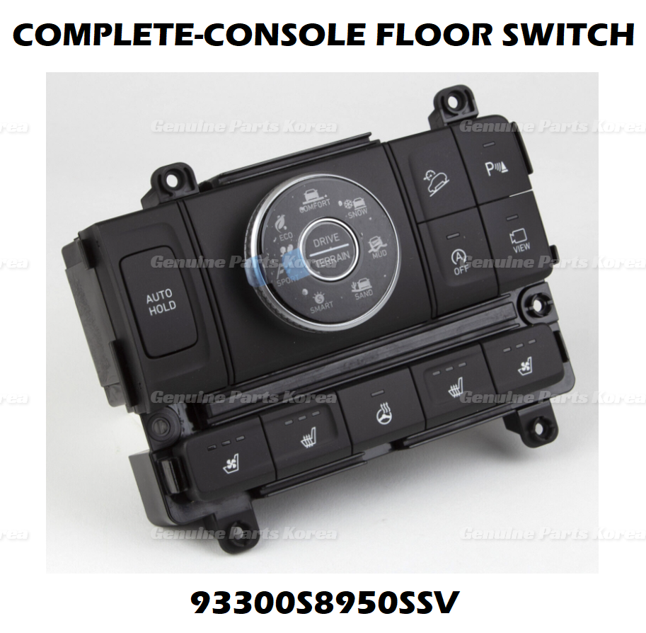 Genuine Complete Console Floor Switch 93300S8950SSV for Hyundai Palisade 19-22