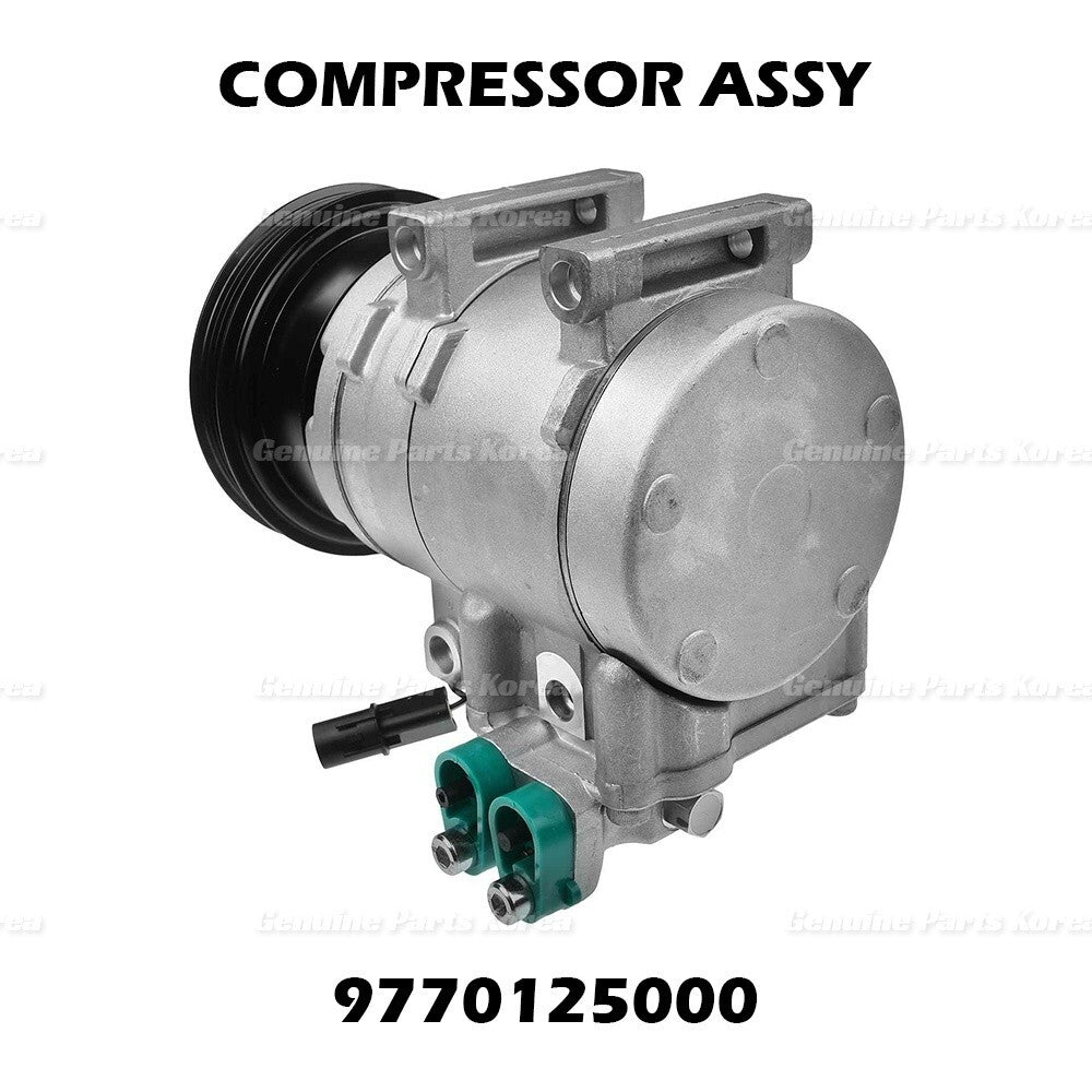Genuine A/C Compressor 9770125000 for Hyundai Accent 1.5L L4 1998 - 2002