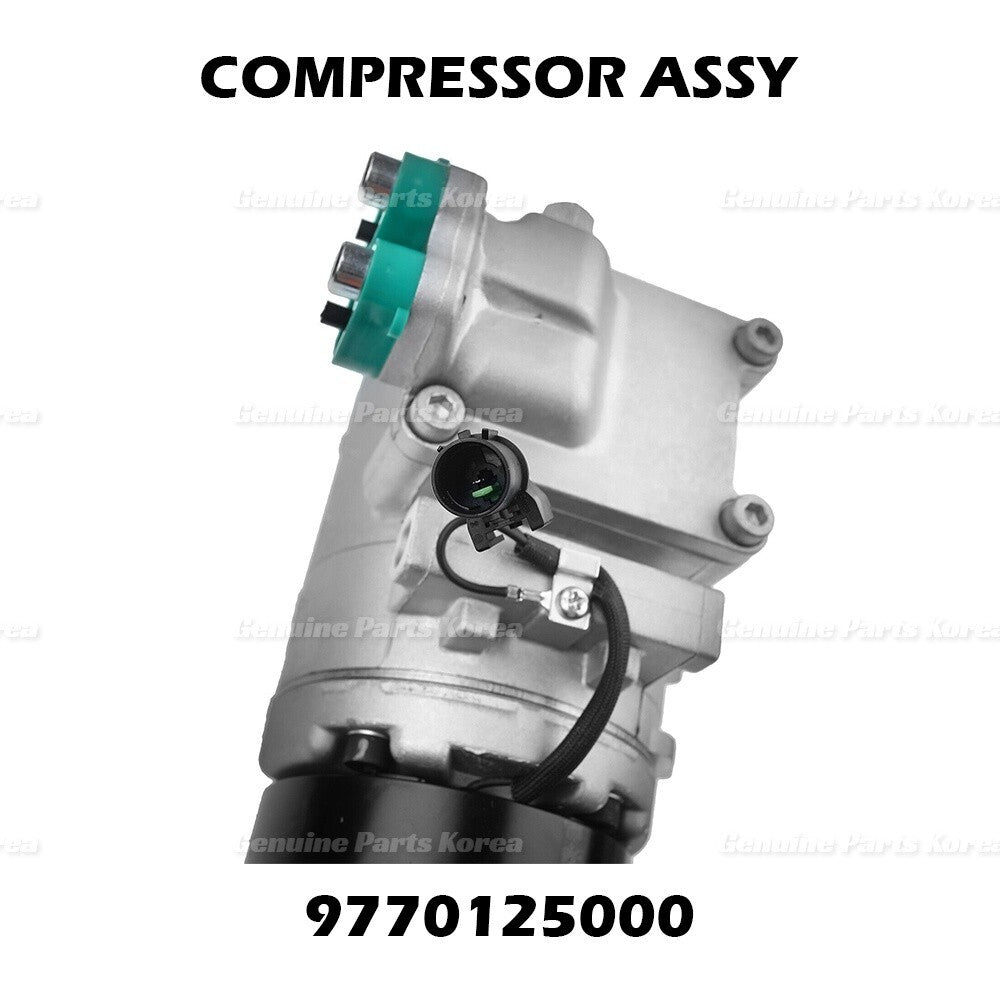 Genuine A/C Compressor 9770125000 for Hyundai Accent 1.5L L4 1998 - 2002