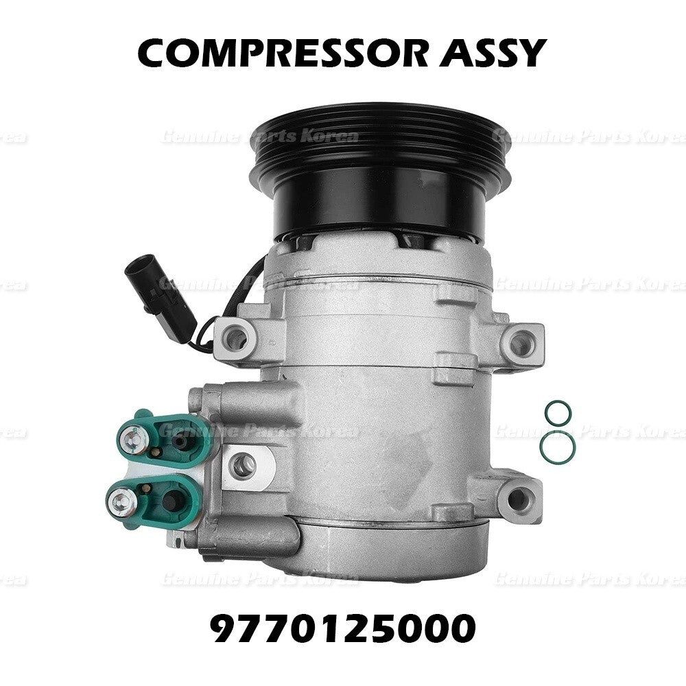 Genuine A/C Compressor 9770125000 for Hyundai Accent 1.5L L4 1998 - 2002