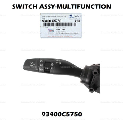 Genuine Column Combo Multi-Function Switch 93400C5750 for Kia Sorento 16-18