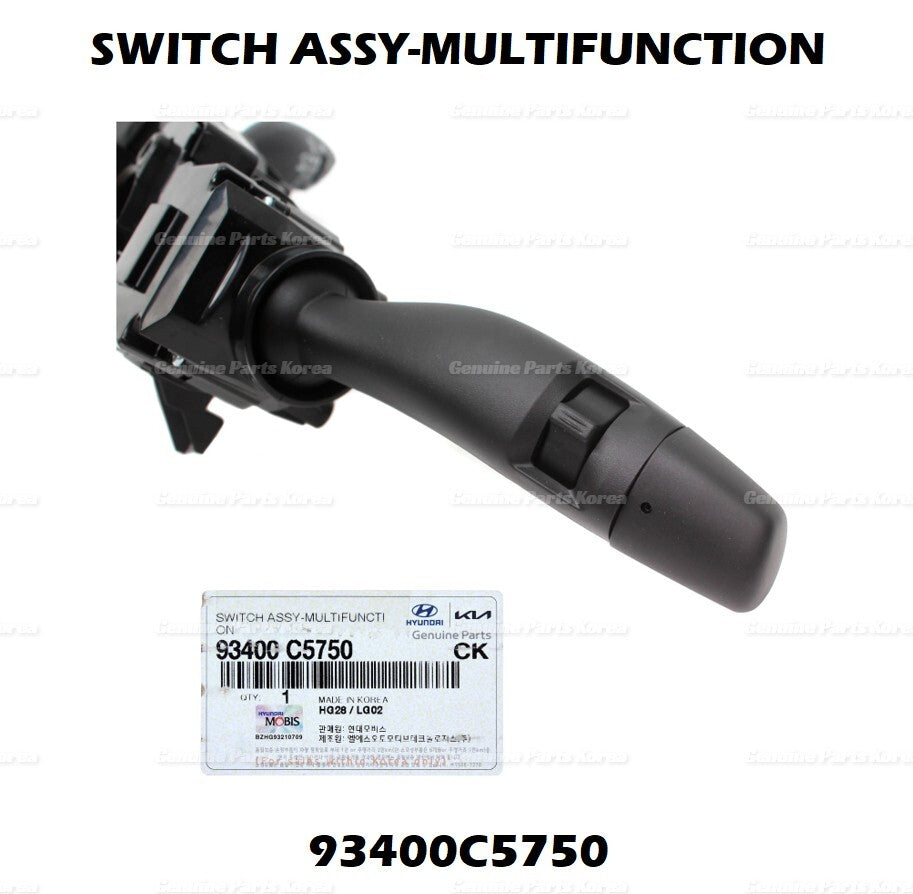 Genuine Column Combo Multi-Function Switch 93400C5750 for Kia Sorento 16-18