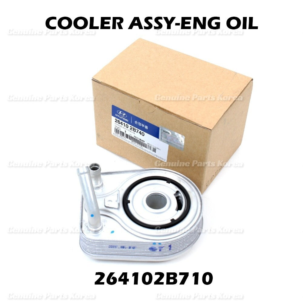 OEM Engine Oil Cooler 264102B710 for Hyundai Veloster Kia Forte5 Forte Koup 16L