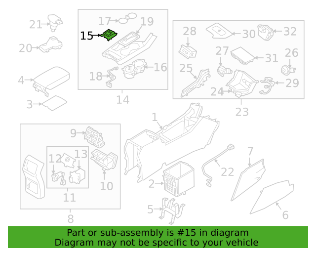 Genuine Complete Switch 93600D9040WK for Kia ‎SPORTAGE 2020 - 2022