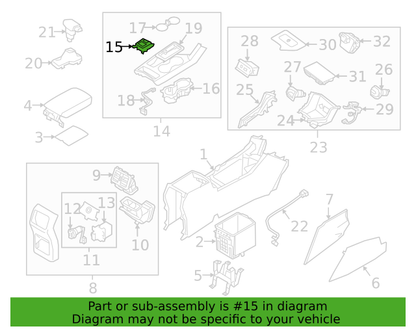 Genuine Complete Switch 93600D9040WK for Kia ‎SPORTAGE 2020 - 2022