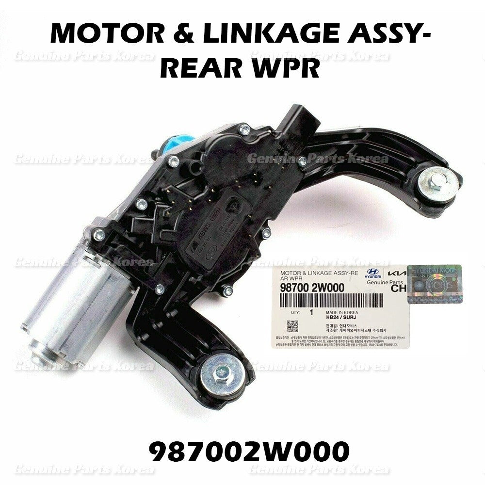 Genuine Wiper Motor REAR 987002W000 for Hyundai Santa Fe Sport 2013 - 2018