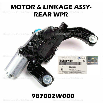 Genuine Wiper Motor REAR 987002W000 for Hyundai Santa Fe Sport 2013 - 2018