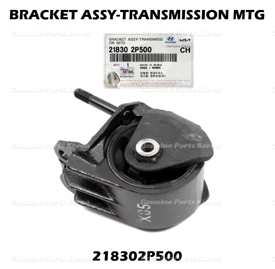 OEM Transmission Mount 218302P500(=218302P400) for Hyundai SantaFe Kia Sorento