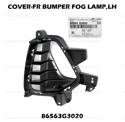 OEM DRL Fog Lamp & Cover LEFT 92207G3101 & 86563G3020 2P for Hyundai ElantraGT