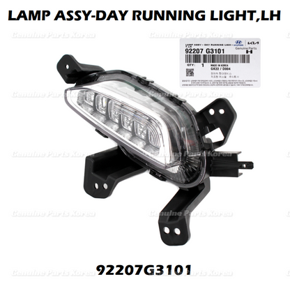 OEM DRL Fog Lamp & Cover LEFT 92207G3101 & 86563G3020 2P for Hyundai ElantraGT