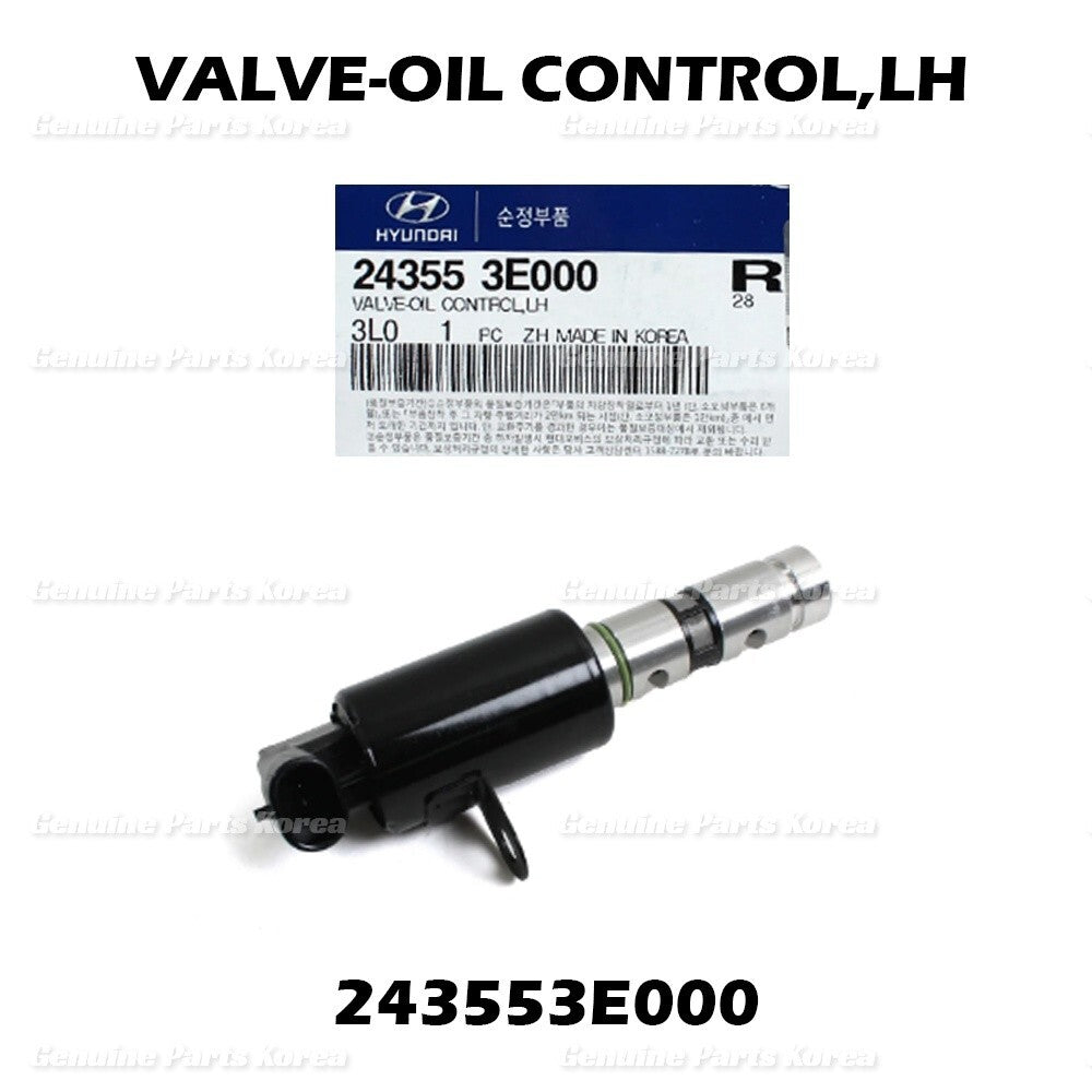 Genuine Variable Timing Solenoid Driver LH 243553E000 for Hyundai & Kia 2.7L