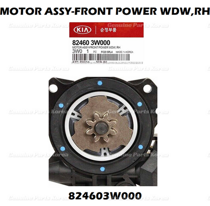 OEM FRONT RIGHT Power Window Motor 824603W000 for Kia Sportage 2011-2016