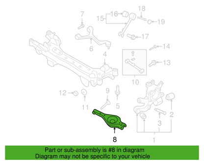 Genuine Arm Suspension Rear Right 552203K000 for Hyundai Sonata 2008 - 2010