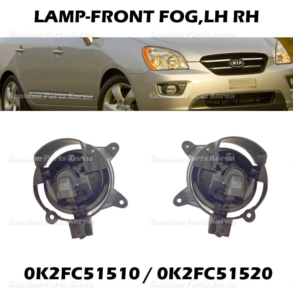 Genuine  Fog Light Lamp LH RH 2P 1Set for Kia Carens Rondo 2002 - 2006