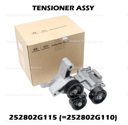 Genuine Belt Tensioner 252802G115 (=252802G110) for Hyundai Kia 2010-2016