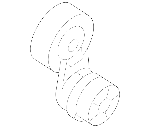 Genuine Belt Tensioner 252813E011 for Hyundai Santa Fe Kia Rondo Optima 06-10