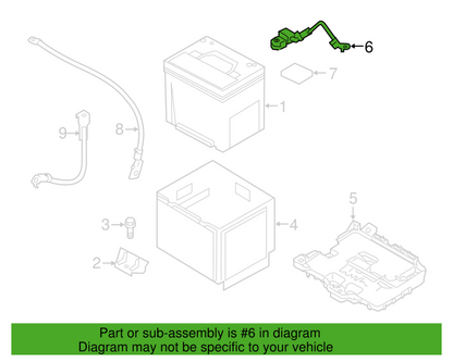 Genuine Battery Negative Cable Sensor 371801W000 for Kia Rio 1.6L 2012-2015