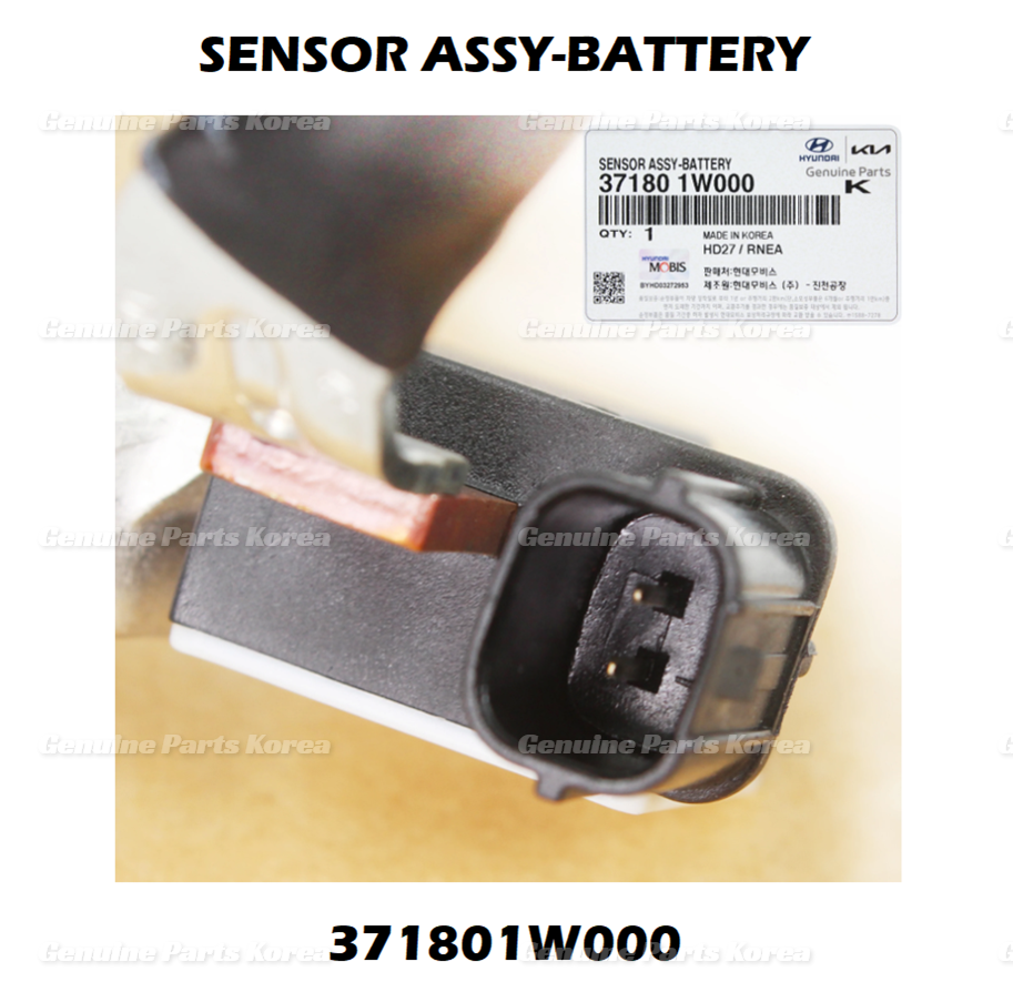 Genuine Battery Negative Cable Sensor 371801W000 for Kia Rio 1.6L 2012-2015