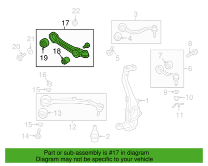 Genuine  Front Lower Control Arm Rear LH 545003T050 for Kia K900 2015 - 2017