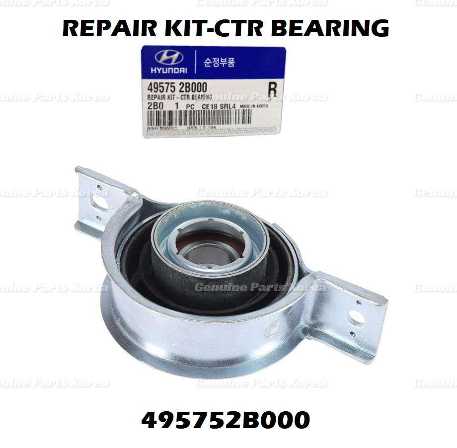 Genuine Center Bearing Kit 495752B000 for Hyundai Santa Fe 2005-2009