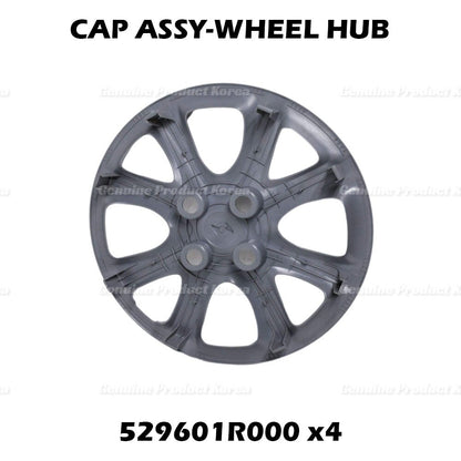 Genuine Wheel Hub Cap Cover 529601R000 4P 1SET for Hyundai Accent 2012-2014