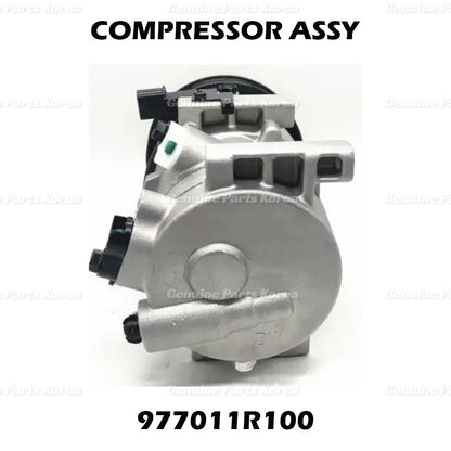 Genuine A/C Compressor 977011R100 for Hyundai Accent 12-17 Kia Rio 12-15