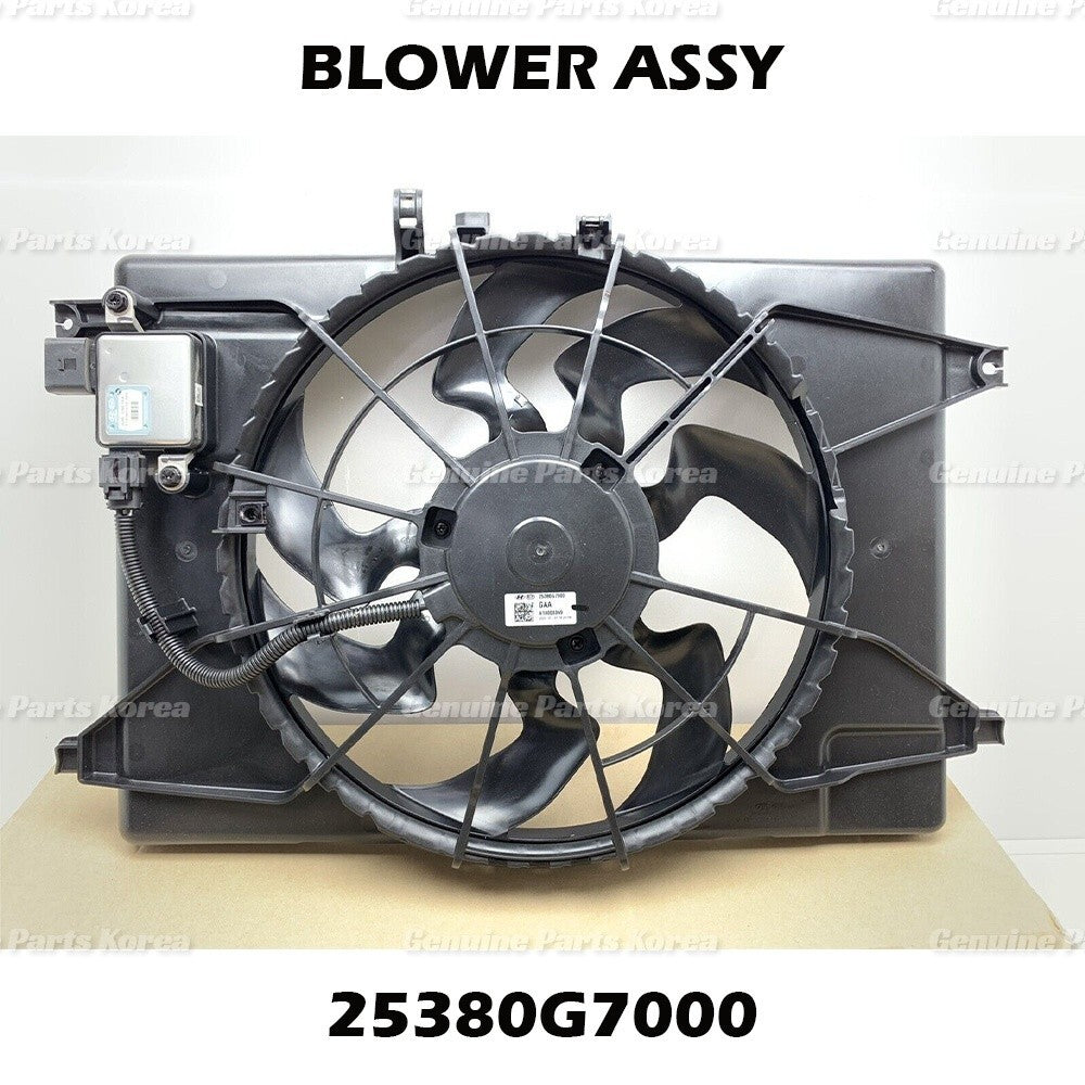 Genuine Blower Assembly 25380G7000 for Hyundai Ioniq Kona Electric Kia Niro EV