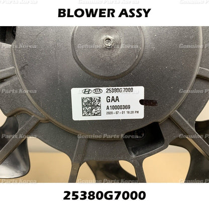 Genuine Blower Assembly 25380G7000 for Hyundai Ioniq Kona Electric Kia Niro EV