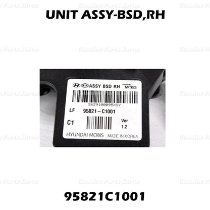 OEM Blind Spot Detection Right Unit Assy 95821C1001 for Hyundai Sonata 2015-17