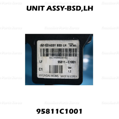OEM Blind Spot Detection Left Unit Assy 95811C1001 for Hyundai Sonata 2015-17