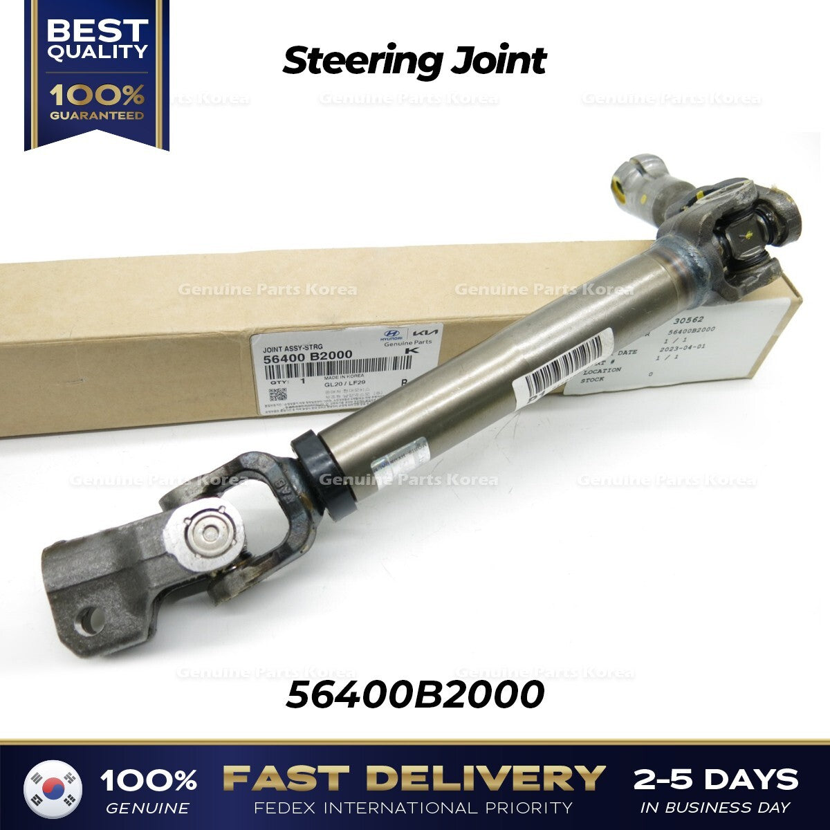 Genuine Steering Joint 56400B2000 for Kia Soul Soul EV 2014 - 2019